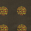 Maharam Repeat Dot Pixel 001 Cocoa Tissus d'ameublement