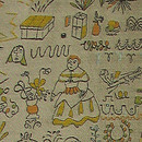 Maharam The Story of My Life 003 Abyss Upholstery materials/fabrics