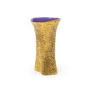 Skitsch Cardboard Vase Gold and violet Table accessories