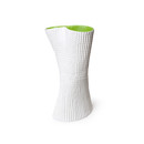 Cardboard Vase White and green Skitsch
