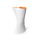 Skitsch Cardboard Vase White and orange Table accessories