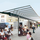 mmcité terminal Universal roofing system Bus stops Street furnishings
