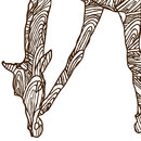 WALL & DECÒ Wild Giraffe Papeles pintados
