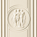 Fap Ceramiche Preziosa Grazie Beige Inserto Ceramic Wall art / Murals Wall tiles