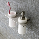 Rexa Design Estante con vaso y dispensador Accesorios de baño
