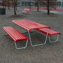 Landi Bench without backrest BURRI