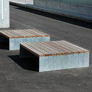 BURRI Picknick square seating area Bancos de exterior Mobiliario urbano