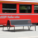 BURRI RhB Bench with backrest Outdoor chairs