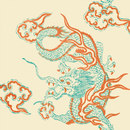 Elitis Dragon VP 681 02 Kunststoff: Wandbeläge Wandbeläge / Tapeten