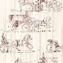 Elitis Belle Chasse VP 685 01 Kunststoff: Wandbeläge Wandbeläge / Tapeten