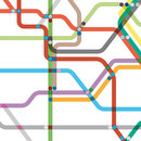 Extratapete Tokio Metro [Kollektion 6] Wandbeläge / Tapeten