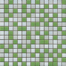 Porcelanosa Fashion Mix C White Green Façades / Systèmes de revêtement Mosaïques murales Verre