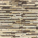 Porcelanosa Pulidos Aichi Brik Browns Mosaïques murales Pierre naturelle
