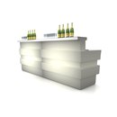 PEDRALI Tetris Luce Bar: Bartresen / Bartheken Garten-Bartheken Gastronomie / Kantine