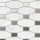 Porcelanosa Victorian Chain Bco Marmara Mirror Mosaici Mosaici per pareti Pietra naturale