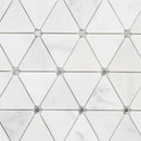 Porcelanosa Victorian Diamond Bco Marmara Mirror Mosaics Natural stone Wall mosaics