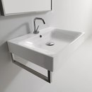Cento Deep washbasin + towel holder Kerasan