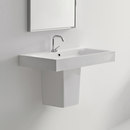 Cento Washbasin + semi pedestal Kerasan