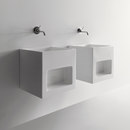 Cento Cube shaped washbasin Kerasan
