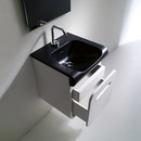 Kerasan Inka Washbasin 40 + wall-mounted cabinet 40 Bathroom furniture Vanity units / Wash basins