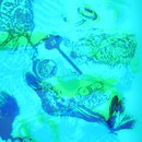 Conglomerate RGB light blue - light Paneles murales Vidrio