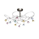 HARCO LOOR Colorball ceiling light 12 Lámparas de araña Lámparas de techo