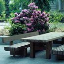 BURRI Sol table Mobilier urbain Tables d'extérieur