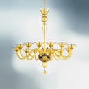 Ca’ Donà - 12 lights chandelier A.V. Mazzega