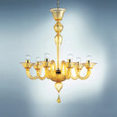 Ca’ Donà - 6 lights chandelier A.V. Mazzega
