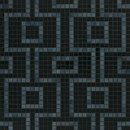 Bisazza Labirinto Nero mosaic Glas Glas: Mosaike Glasböden Mosaike Wandmosaike