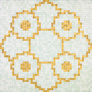 Bisazza Linear De Rosas Blanco mosaic Glass Glass flooring Glass: mosaics Mosaics Wall mosaics
