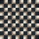 Bisazza Vibration Noire Mosaic Mosaïques Mosaïques murales Sols en verre Verre Verre: mosaïques