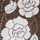 Bisazza Winter Flowers Oro Nero mosaic Mosaicos de pared Mosaicos de suelo Suelos de vidrio Vidrio Vidrio: mosaicos