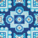 Bisazza Silk Blue mosaic Glass Glass flooring Glass: mosaics Mosaics Wall mosaics