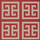 Bisazza Key White Red mosaic Mosaicos de pared Mosaicos de suelo Suelos de vidrio Vidrio Vidrio: mosaicos