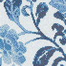Summer Flowers Blue A mosaic Bisazza