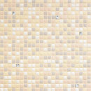 Bisazza Opus Romano | Ghiaia Oro Bianco Glas Glas: Mosaike Glasböden Mosaike Wandmosaike