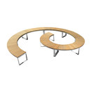 Deesawat Boston Curve Bancs publics Mobilier urbain Sièges de jardin
