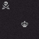 Bisazza Skulls & Crowns Black Mosaici per pareti Vetro Vetro: mosaici