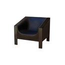 Calma Cube Negro Poltrone da giardino