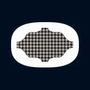 Bisazza Mosaic Super Ellipse | Pied de Poule Dining room: Dining tables Dining tables / Console tables