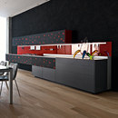 Valcucine Artematica Vitrum Arte I Pop Kitchen systems