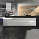 Valcucine Artematica Vitrum Arte I Ugo Nespolo Systèmes de cuisine