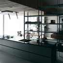 Valcucine Riciclantica Multiline I Alluminio Rigato Kitchen systems