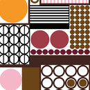 BANTIE Palett brown I pink Curtain fabrics Decorative fabrics