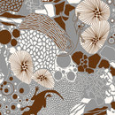 BANTIE Salamander grey I brown Tissus de décoration Tissus pour rideaux