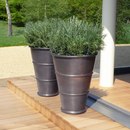 Bronzino Ribbed Vase Living-room / Office accessories Outdoor planters
