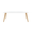Arper Gher h74 Rectangular top Conference / Meeting Gastronomy Tables