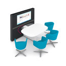 Bene PARCS | Idea wall low AV furniture Conference / Meeting