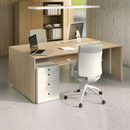 Fantoni Quaranta5 Oak Sistemi di scrivanie